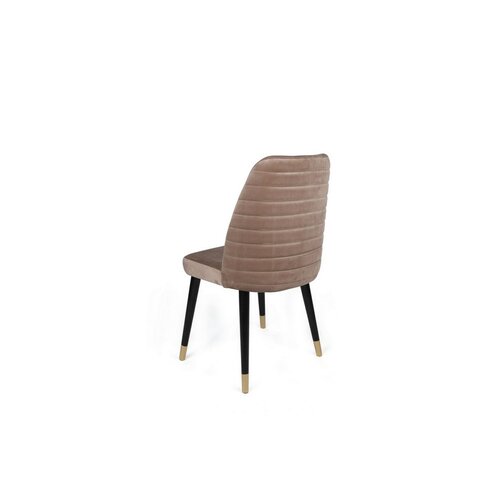 Súprava jedálenských stoličiek Hugo Beige and Black, 2 ks