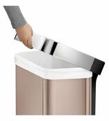 Simplehuman Pedálový odpadkový koš 45 l, bronz