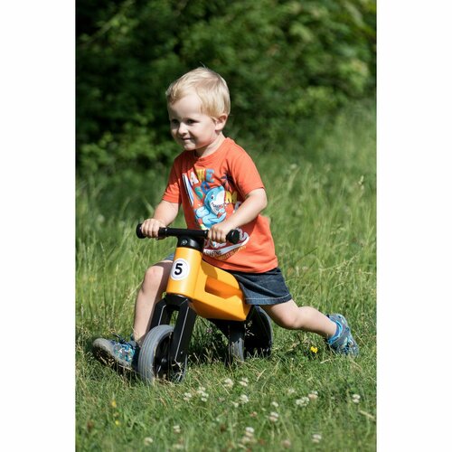 Teddies Odrážedlo Funny wheels Rider Sport 2v1, oranžová