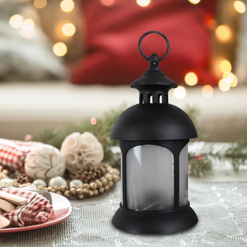 Domarex Latarnia LED Night czarna, 12 x 12 x 23,5cm