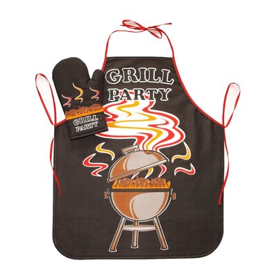 Кухонний комплект Grill party чорний, 75 x 80 см, 18 x 28 см