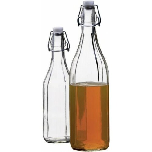 Steklena steklenica z zapiralko, 0,5 l, 6 kosov