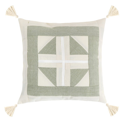 Bellatex Prevleka za blazino Peru kvadratnazelena, 40 x 40 cm