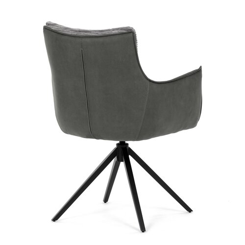 Set de scaune de sufragerie cu mecanism deîntoarcere DCH-D1345 GREY2, 2 buc.