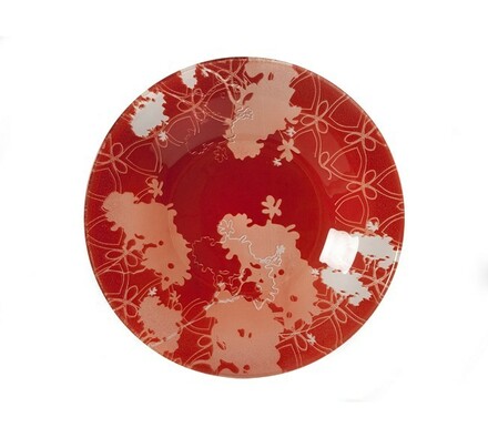 Dezertný tanier Valentyne, 20,3 cm, 6 ks, červená
