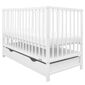 Łóżeczko New Baby Basic z szufladą, białe