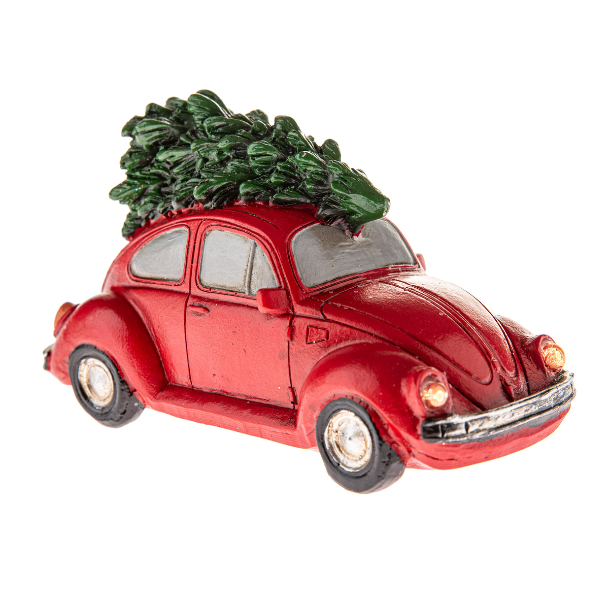 Świecący samochodzik z żywicy poliestrowej, 10,5cm