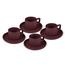 BerlingerHaus Komplet espresso skodelic s podstavkom Leonardo 100 ml, 4+4 kos
