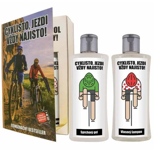 Bohemia Gifts Kozmetická sada kniha - Pre cyklistu