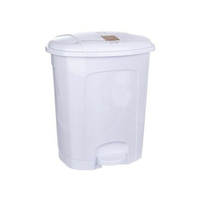 Orion Coș de gunoi cu pedală 5,5 l, alb