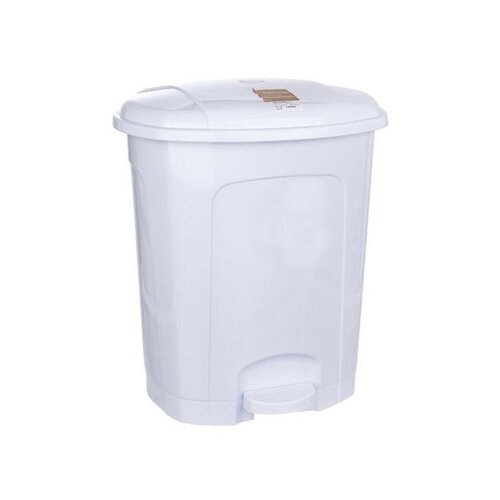 Orion Педальний кошик для сміття 5,5 л, білий