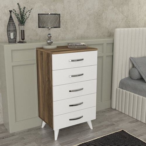 Noptieră Cemre Walnut