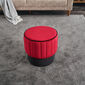 Taburet Rose Pouf Roșu