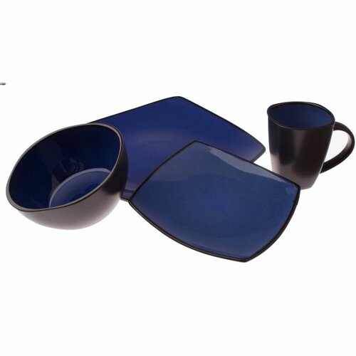 4-delni set keramických posod Blue