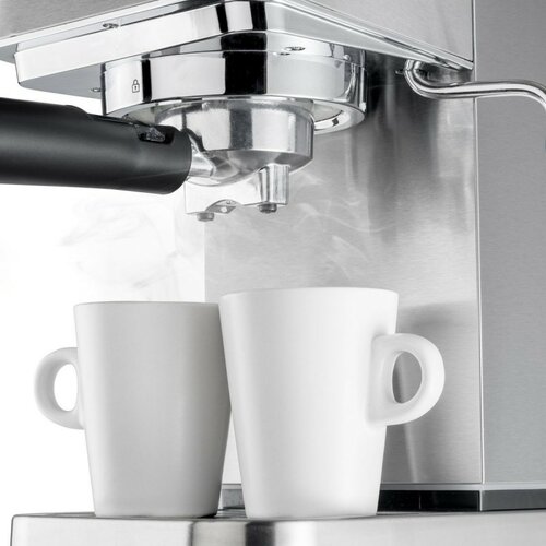 Ufesa CE8030 MILAZZO espresso pákový kávovar, stříbrná