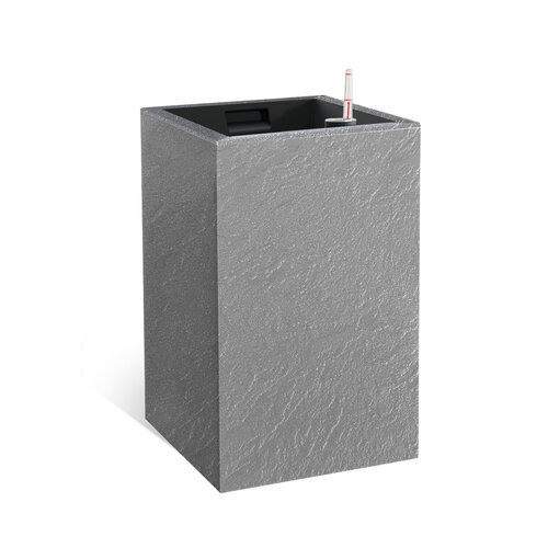 Flower Lover Samozavlažovací květináč Cubico Stonešedá, 27 x 42 cm