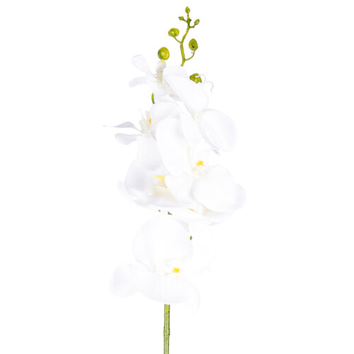 Künstliche Orchidee Reinweiß, 86 cmweiß  ,