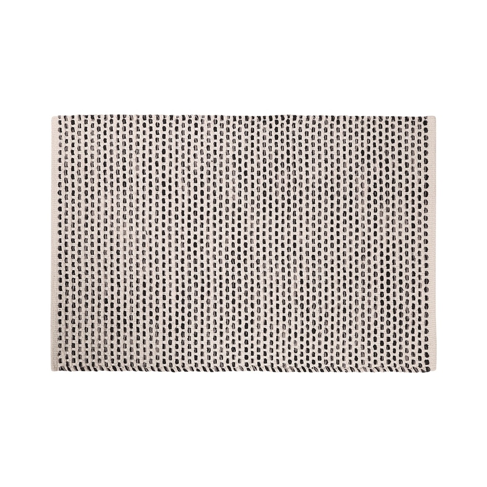 Kawałek dywanu Jaisalmer, 60 x 150 cm,czarno-biały