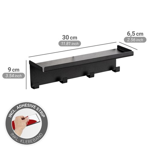 Raft magnetic de perete Wenko pentru condimentecu 4 cârlige Ima