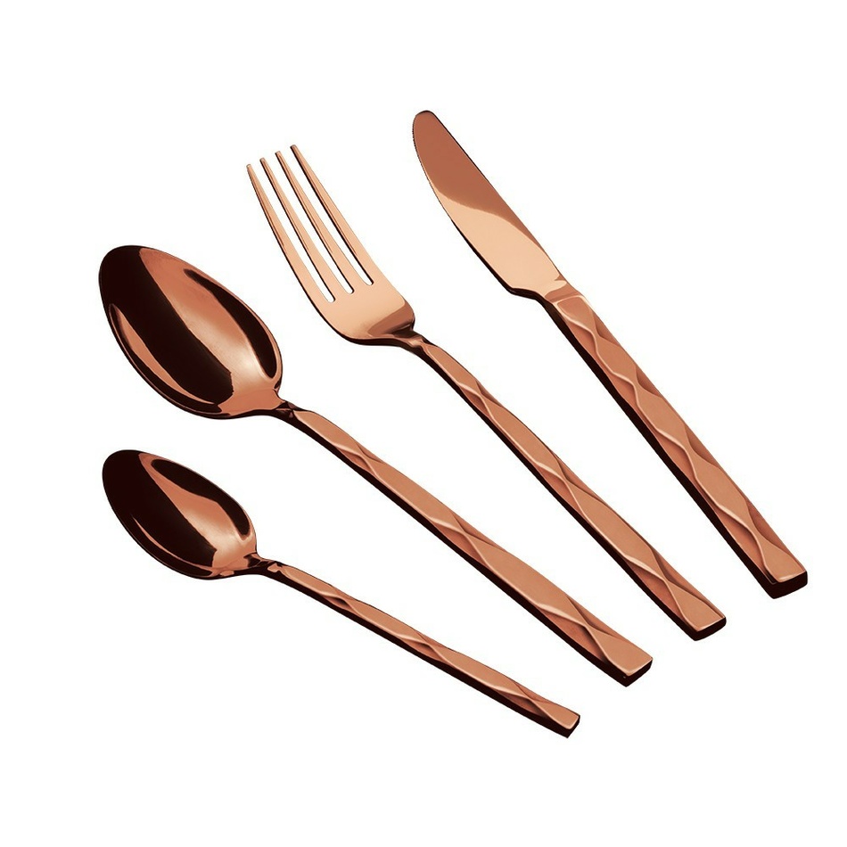 Berlinger Haus Set tacâmuri 24 de piese Rosegold Metallic Line III