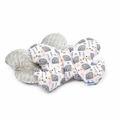 Pernă Sensillo din Minky Butterfly, gri
