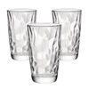 Bormioli Rocco 3-teiliges Gläser-Set für Longdrink Diamond 470 ml