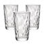 Bormioli Rocco 3-teiliges Gläser-Set für Longdrink Diamond 470 ml