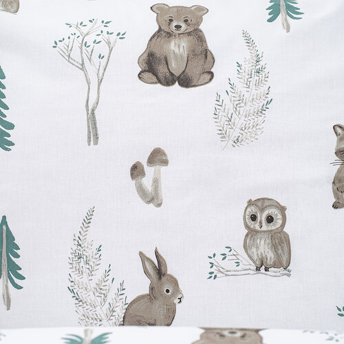 4Home Bavlnené obliečky Forest Friends, 140 x 200 cm, 70 x 90 cm