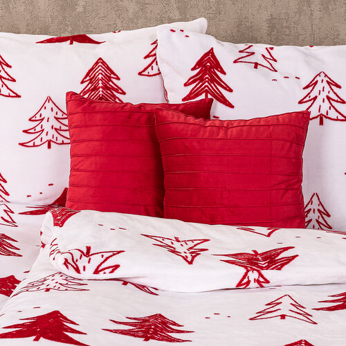Lenjerie de pat din micro-flanelă 4Home Trees, 140 x 220 cm, 70 x 90 cm