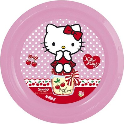 Banquet Hello Kitty plastový tanier 22 cm