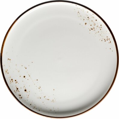 Mäser Dezertný tanier Pintar Biele hnedé bodky22,5 cm