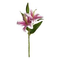 Sztuczna lilia fioletowy, 42 cm