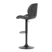 Scaun de bar B-431 BK3, negru
