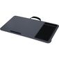 Masă laterală pentru laptop, gri , 57,5 x 4 x 30,5cm, MDF