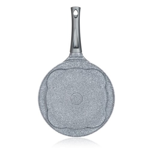 Banquet Pfanne für 4 Hefepfannkuchen mit Antihaft-Oberfläche Granite Grey, Durchmesser 26 cm