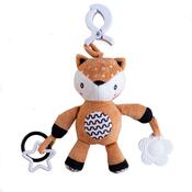 Hrkálka babyted Srnček plyš 30 cm záves na postieľku / kočík