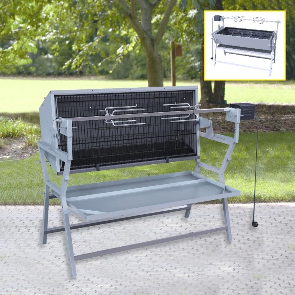 Gril Avenberg s elektrickým roštom Ferkel, 137 x 55 x 91 cm