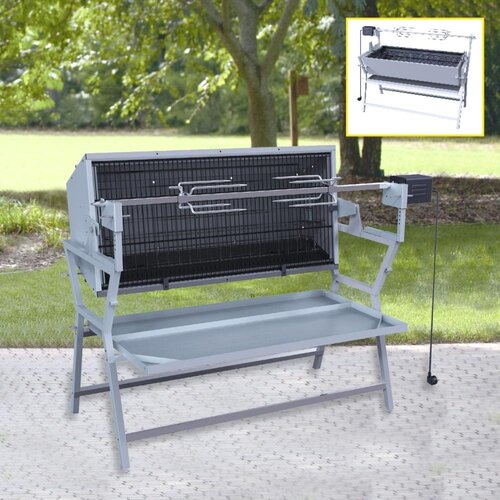 Grill Avenberg z elektrycznym rożnem Ferkel, 137 x 55 x 91 cm
