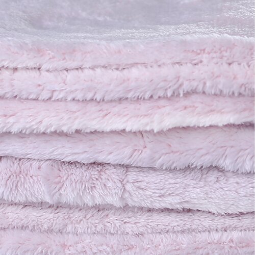 Pătură DecoKing Fluff, roz deschis, 150 x 200 cm