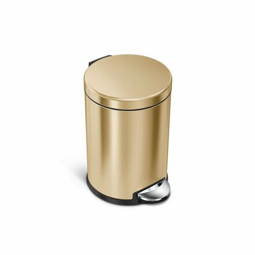 Simplehuman Pedálový okrúhly kôš 4,5 l, medená