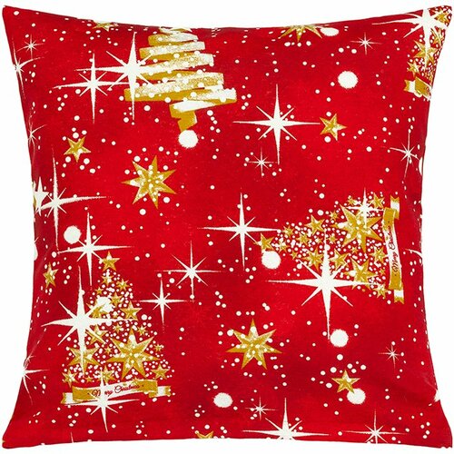 Bellatex Vánoční polštářek s povlakem Vánoční stromek, 40 × 40 cm