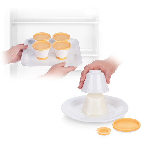 Tescoma Formele pentru panna cotta DELÍCIA, 4 buc.