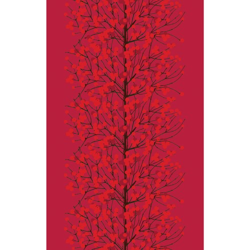 Obrus Lumimarja 60 x 250 cm, czerwony