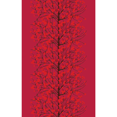 Ubrus na stůl Lumimarja 160 x 250 cm, červený