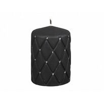 Lumânare decorativă Florencia, negru, 10 cm Lumânare decorativă Florencia, negru, 10 cm
