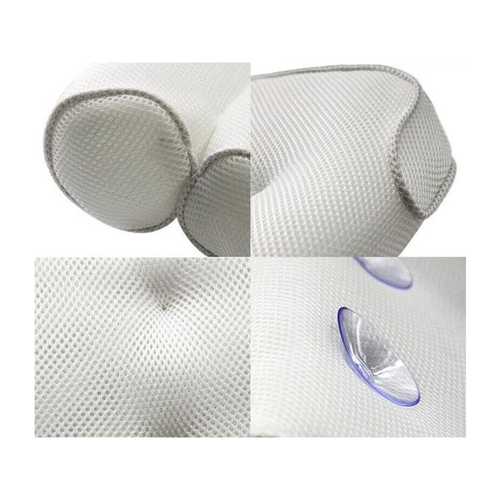 Cushion for bathtub with suction cups