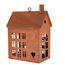 Kovový svícen Rustik House, 15 x 9,5 x 23 cm