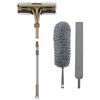 4Home Teleskopischer Fensterabzieher/Staubwedel Rapid Clean 3in1