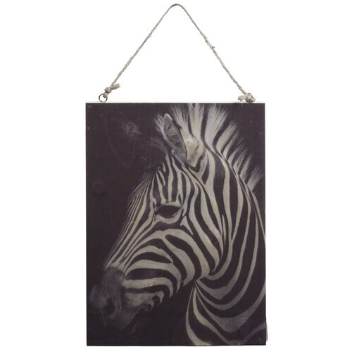 Obraz na drzwi Zebra, 28,5 x 20,5 cm