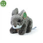 Rappa Plüsch liegendes Kaninchen Dunkelgrau, 17 cm